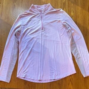IBKUL Light Pink Long Sleeve Top Size Medium.